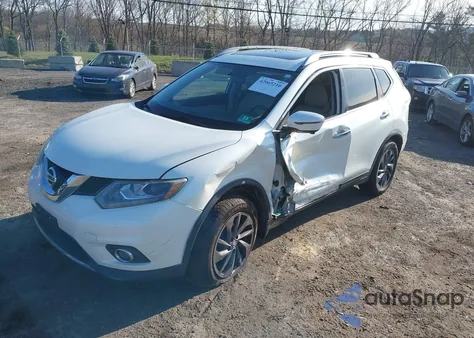 2016 Nissan Rogue Sl from USA, damaged, VIN 5N1AT2MV7GC790186